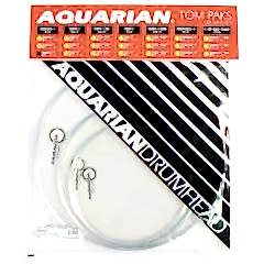 Aquarian 10+12+16 Response 2 Clear Davul Deri Seti RSP2CAQ