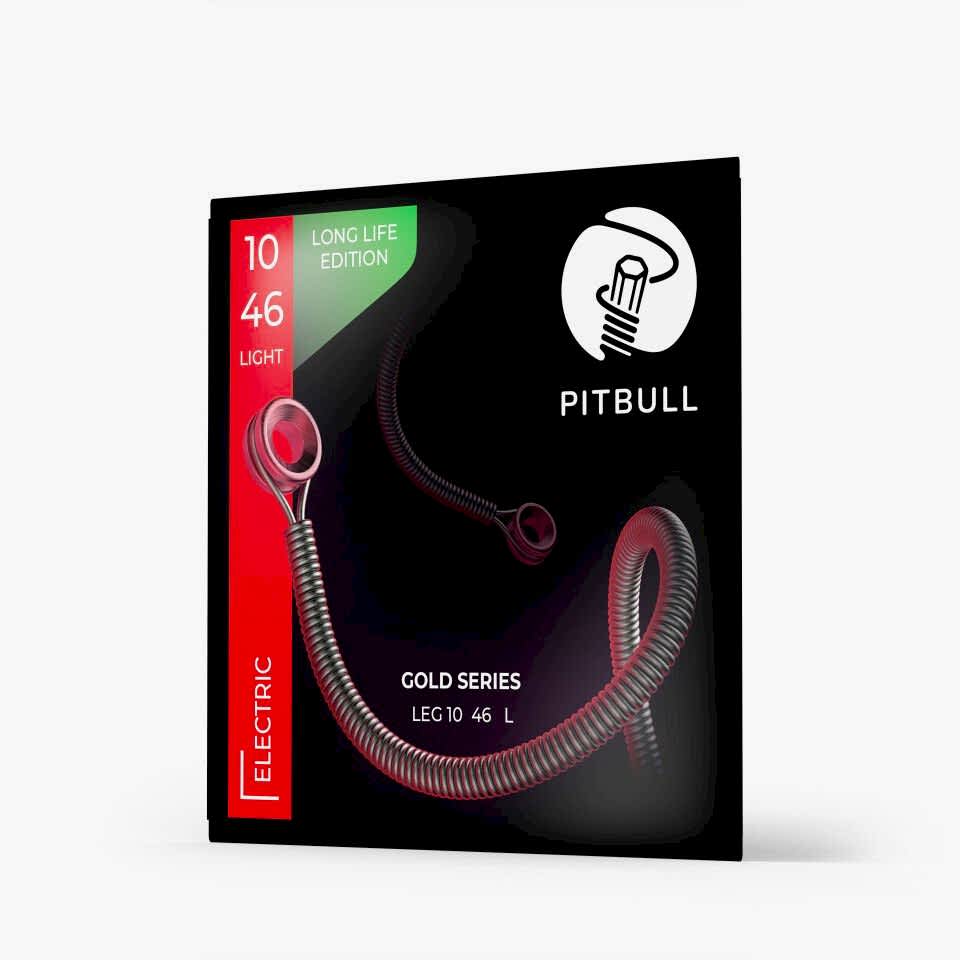 Pitbull 10-46 Long Life Coated Elektro Gitar Teli (LEGL)