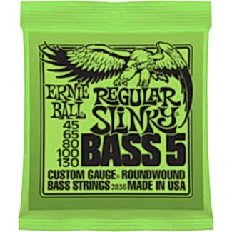 Ernie Ball 45-130 Regular Slinky Nikel Bas Gitar Teli (5 Tel) P02836