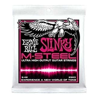 Ernie Ball 09-42 M-Steel Super Slinky Elektro Gitar Teli P02923